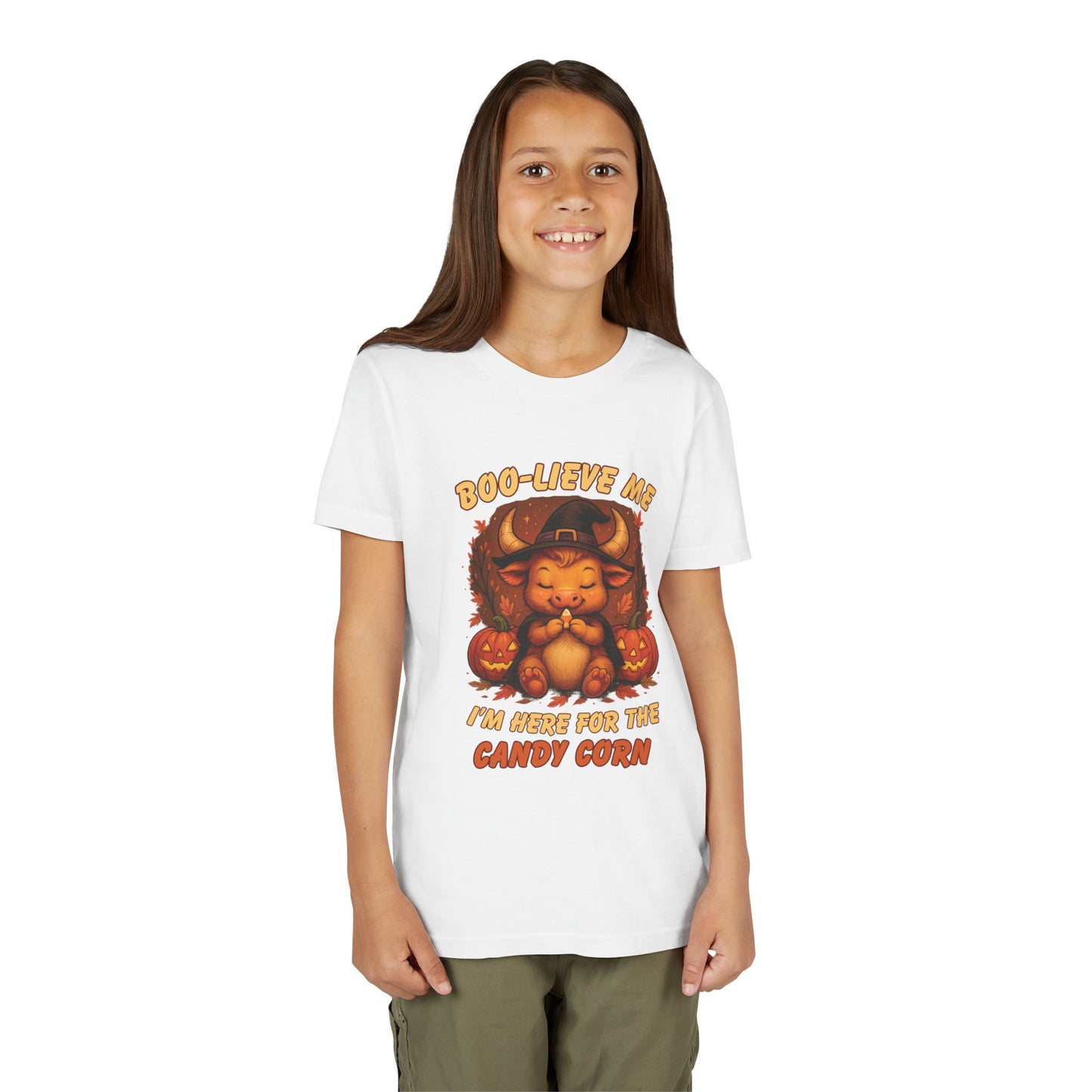 Taurus Halloween Themed Youth Tee, Funny Bull Design, Kids Halloween Shirt, Trick or Treat T-Shirt, Halloween Tee, Zodiac Gift