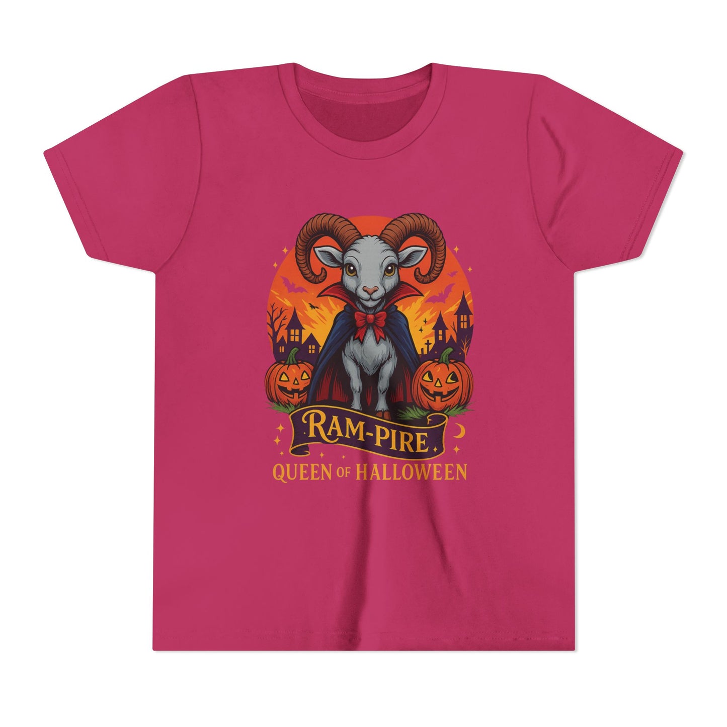 Aries Halloween Themed Youth Tee for Her