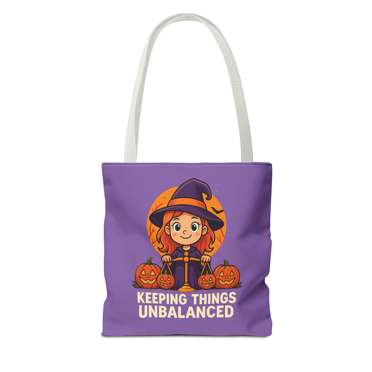 Libra Halloween Tote Bag, Libra Tote, Halloween Party Accessory, Gift for Libra, Halloween Decor