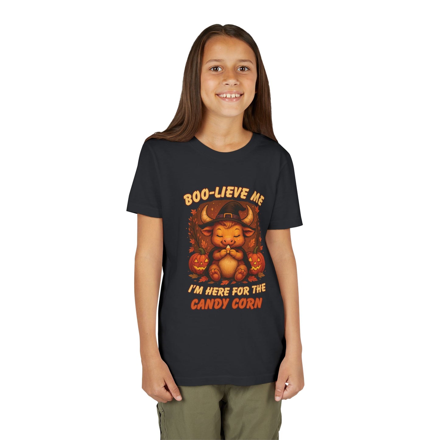 Taurus Halloween Themed Youth Tee, Funny Bull Design, Kids Halloween Shirt, Trick or Treat T-Shirt, Halloween Tee, Zodiac Gift