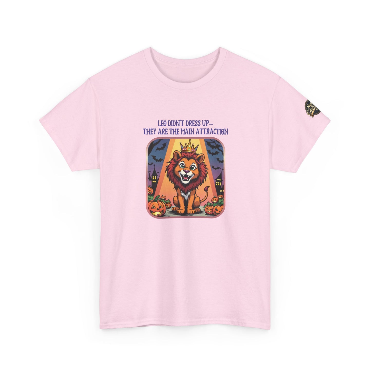 Leo Halloween Graphic Tee for Women, Astrology Shirt, Zodiac Apparel, Funny Halloween Gift