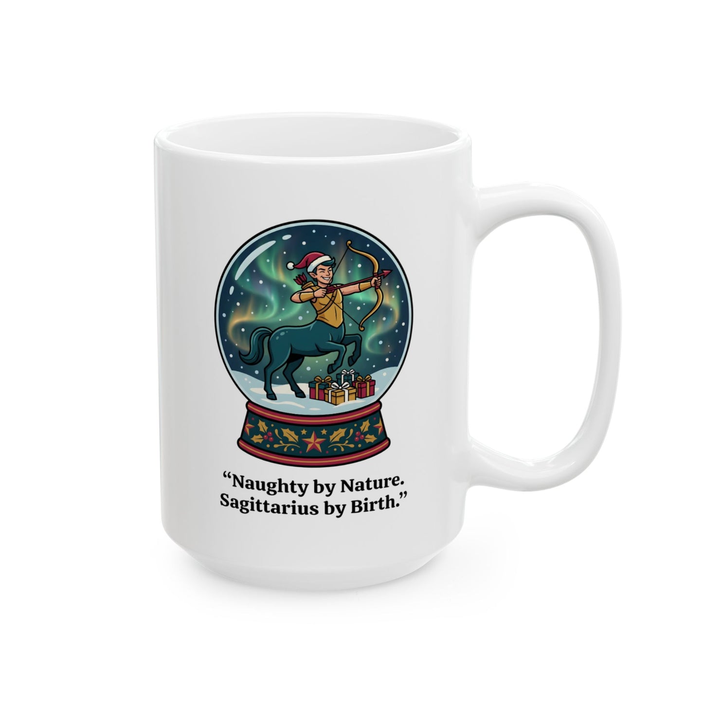 Sagittarius Christmas Ceramic Mug (11oz & 15oz)