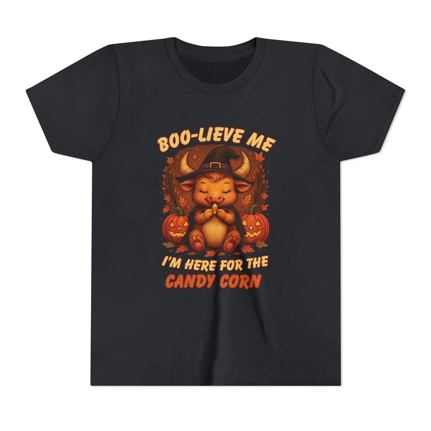 Taurus Halloween Themed Youth Tee, Funny Bull Design, Kids Halloween Shirt, Trick or Treat T-Shirt, Halloween Tee, Zodiac Gift
