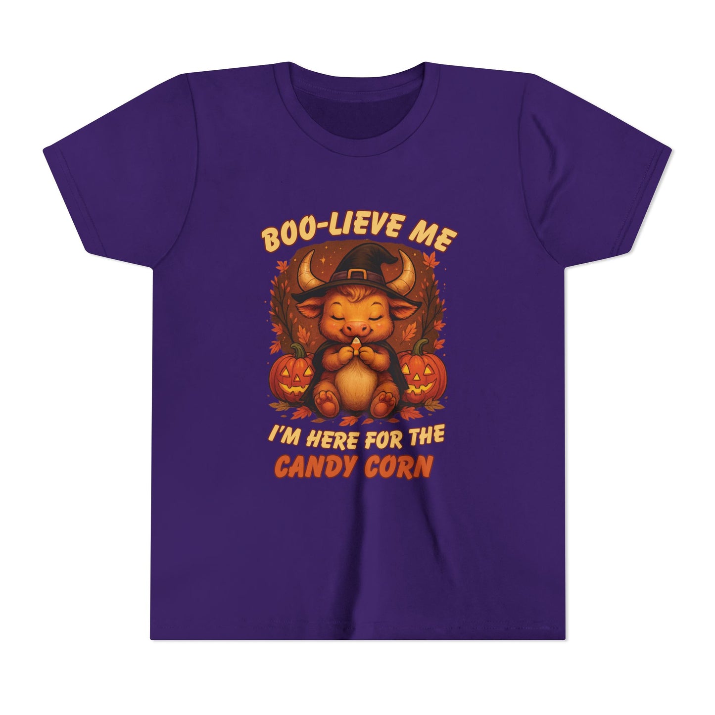 Taurus Halloween Themed Youth Tee, Funny Bull Design, Kids Halloween Shirt, Trick or Treat T-Shirt, Halloween Tee, Zodiac Gift