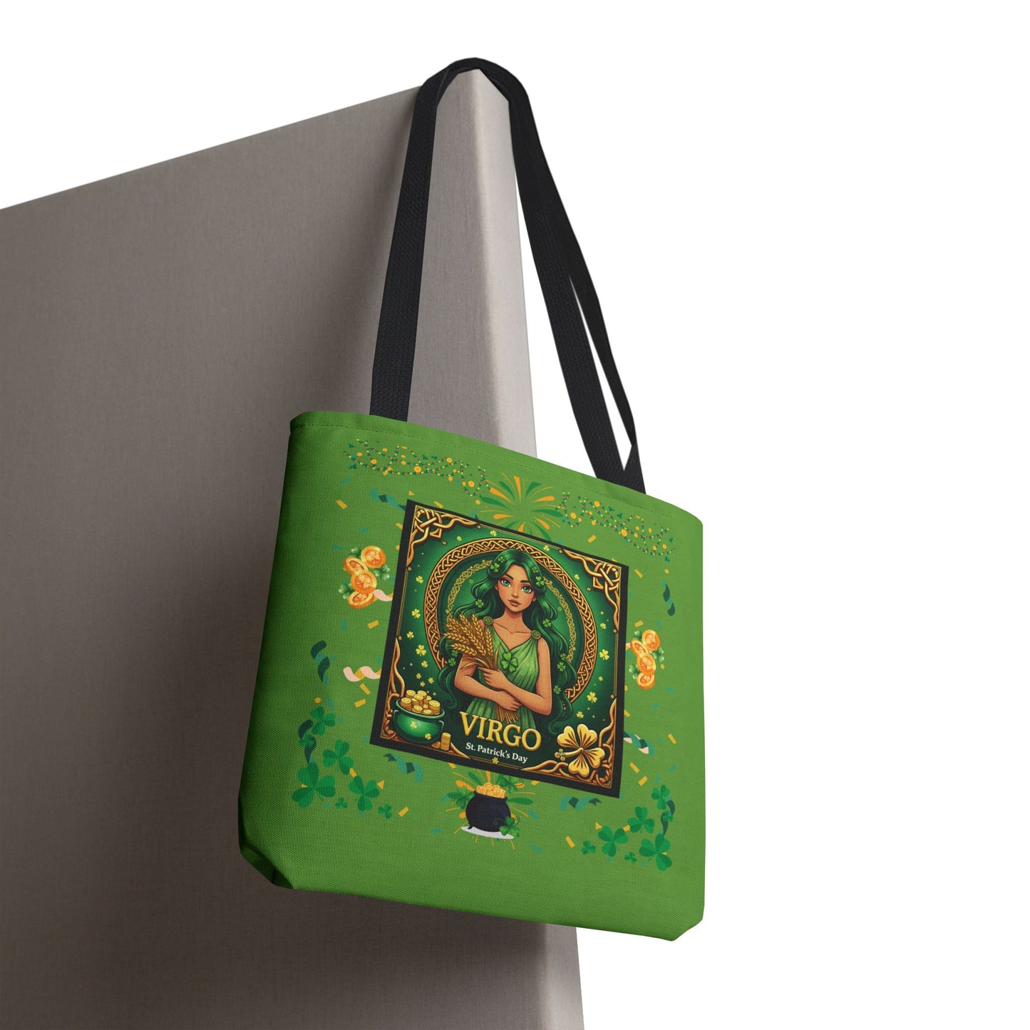 Virgo St. Patrick's Day Tote Bag