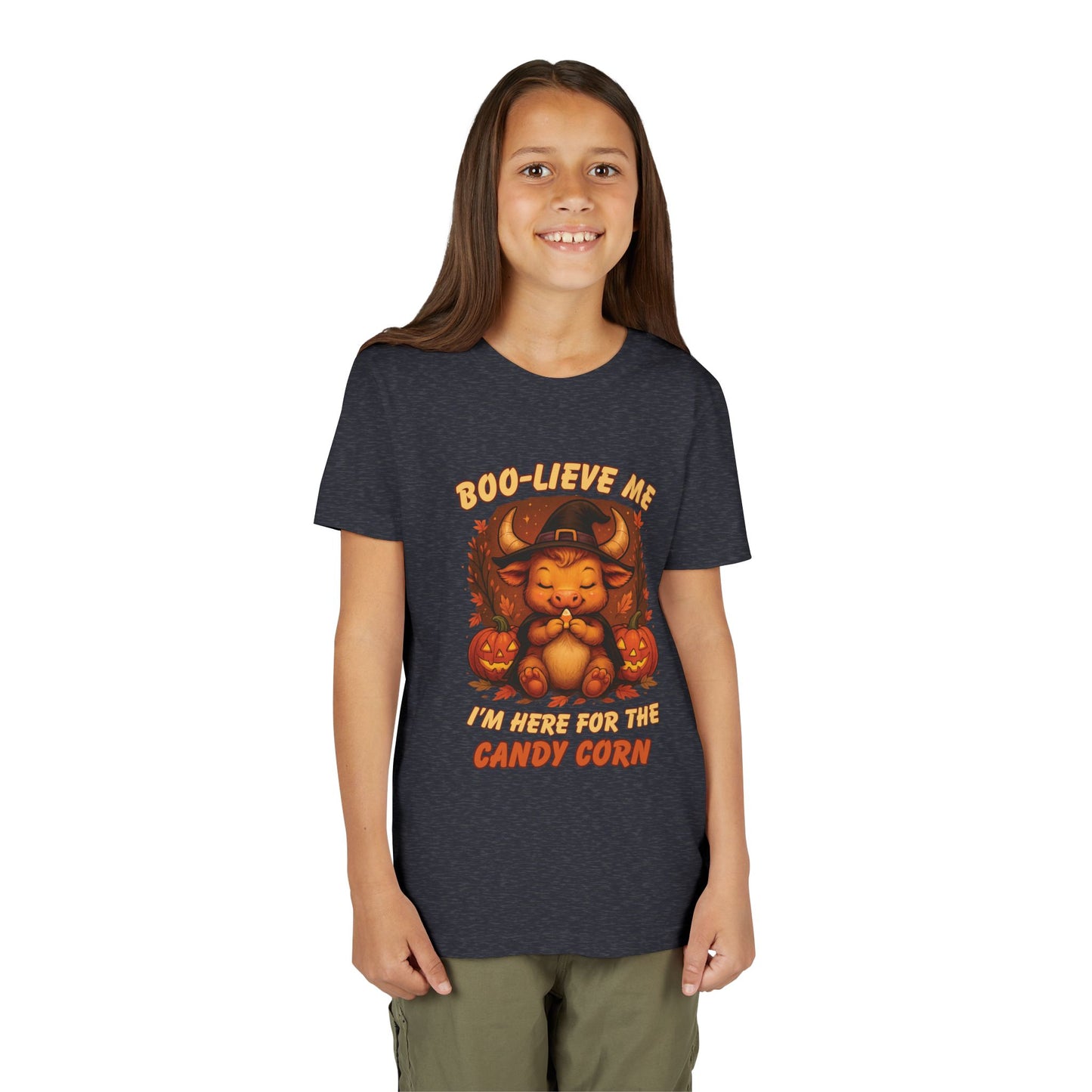 Taurus Halloween Themed Youth Tee, Funny Bull Design, Kids Halloween Shirt, Trick or Treat T-Shirt, Halloween Tee, Zodiac Gift