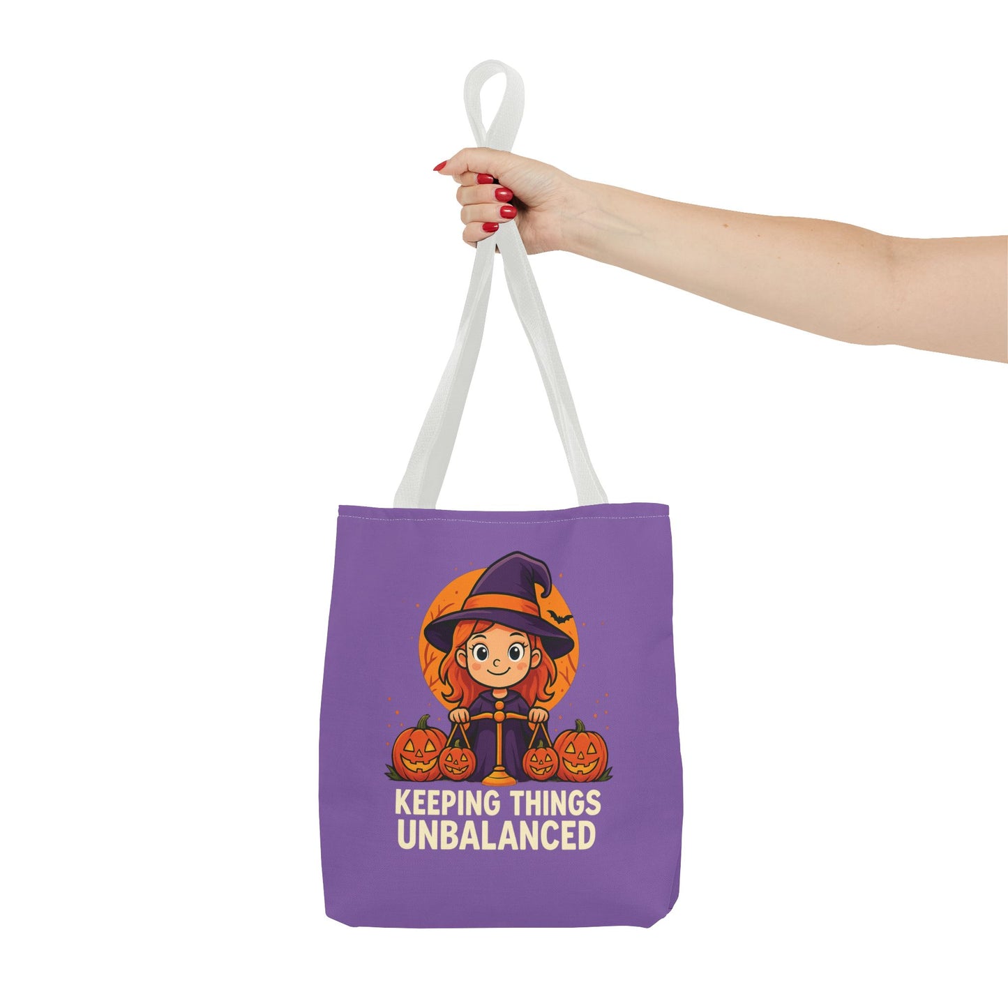 Libra Halloween Tote Bag, Libra Tote, Halloween Party Accessory, Gift for Libra, Halloween Decor