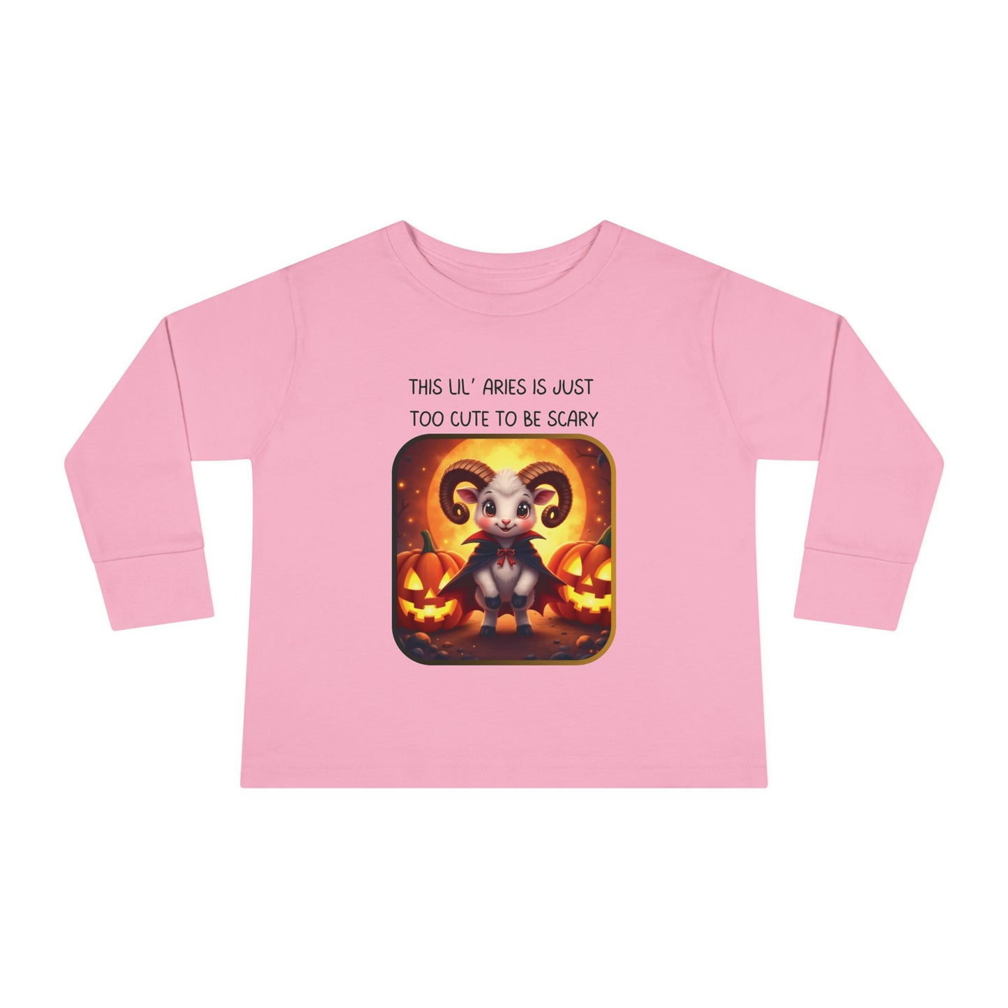 Aries Halloween Long Sleeve Tee for Toddlers