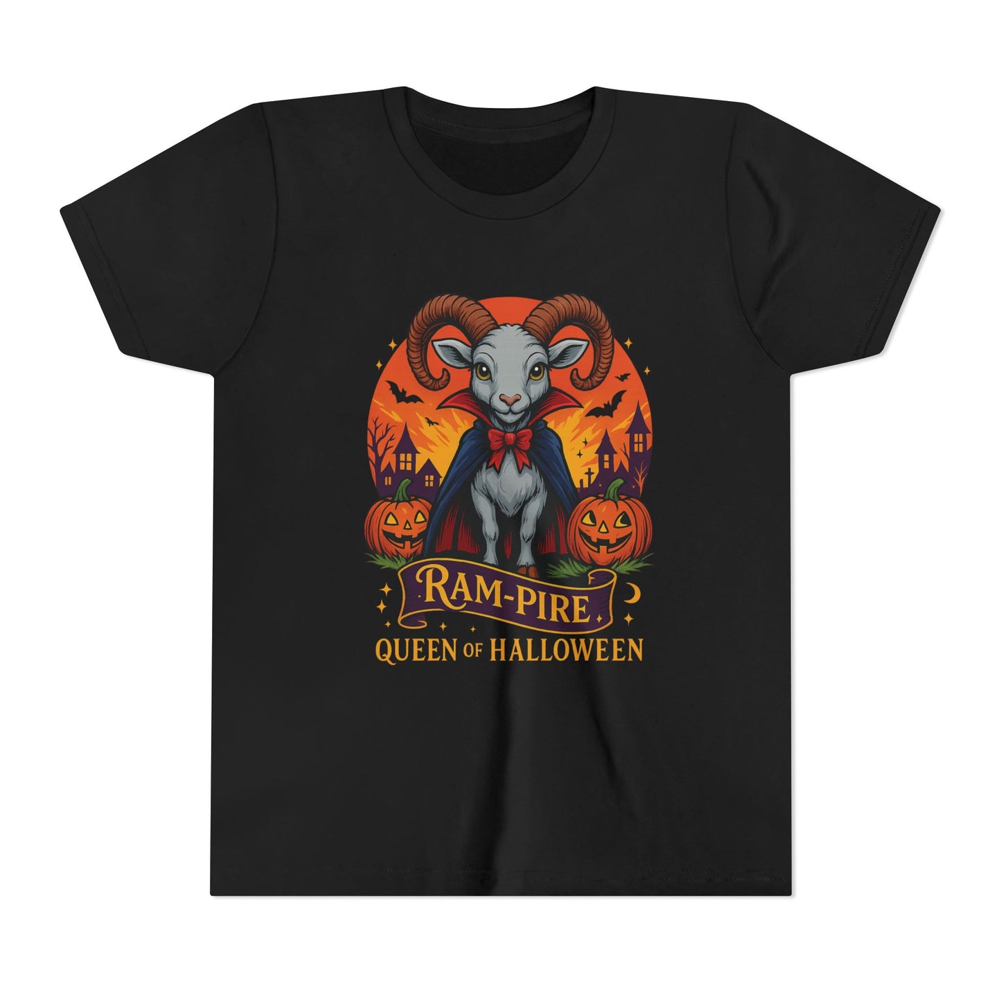 Aries Halloween Themed Youth Tee for Her