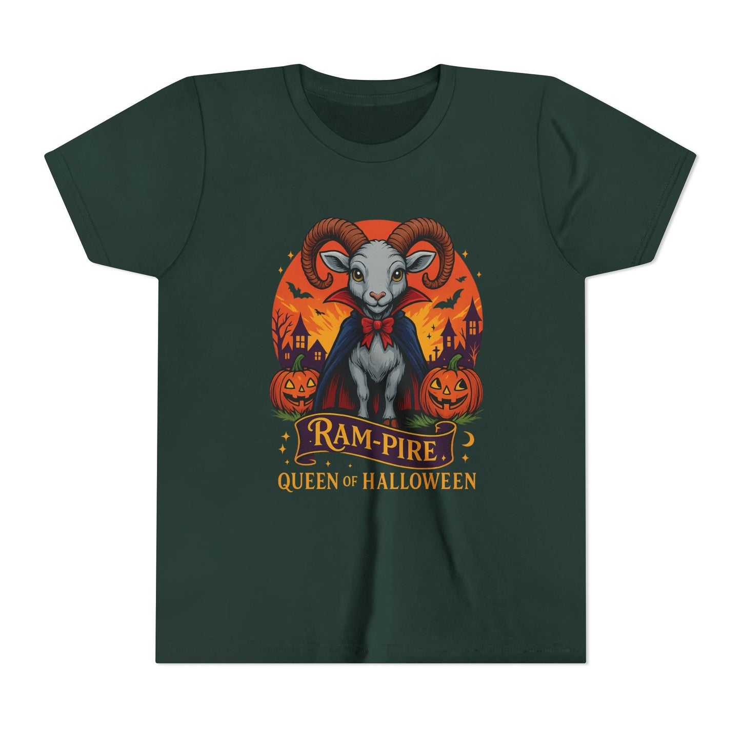 Aries Halloween Themed Youth Tee for Her