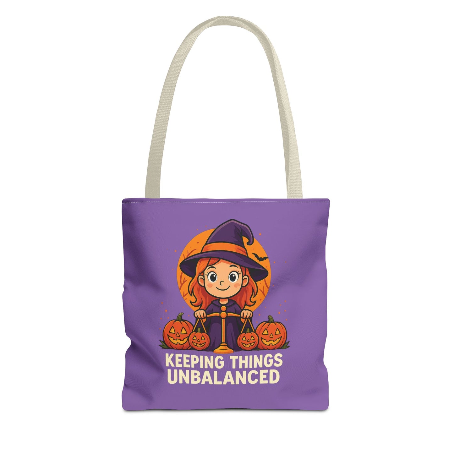 Libra Halloween Tote Bag, Libra Tote, Halloween Party Accessory, Gift for Libra, Halloween Decor