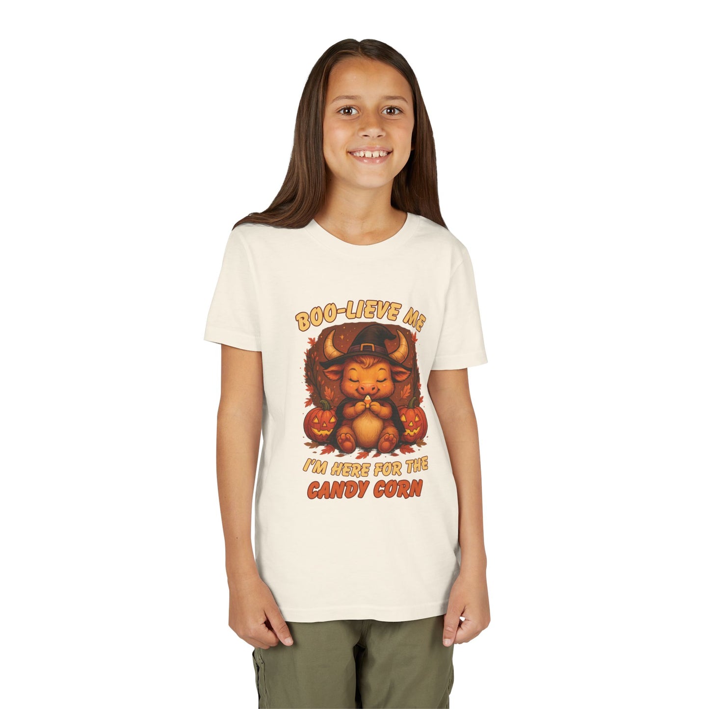Taurus Halloween Themed Youth Tee, Funny Bull Design, Kids Halloween Shirt, Trick or Treat T-Shirt, Halloween Tee, Zodiac Gift