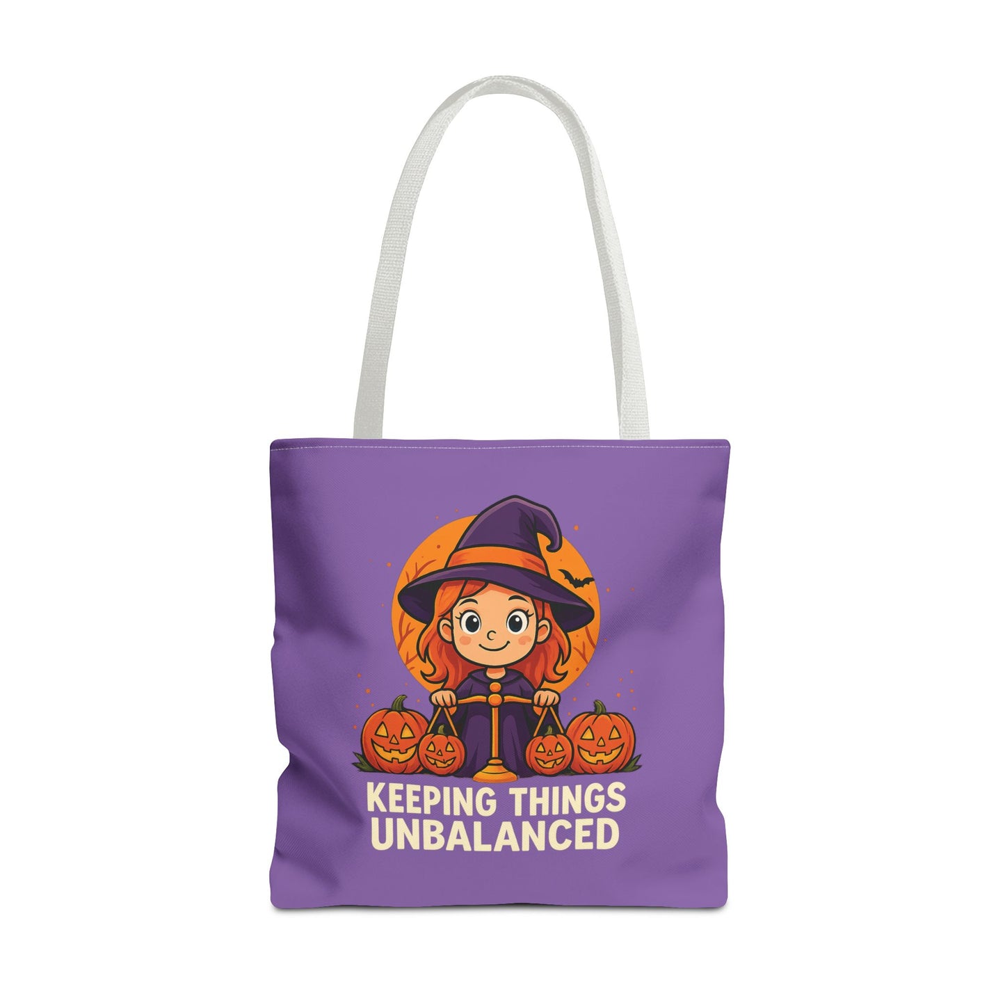 Libra Halloween Tote Bag, Libra Tote, Halloween Party Accessory, Gift for Libra, Halloween Decor