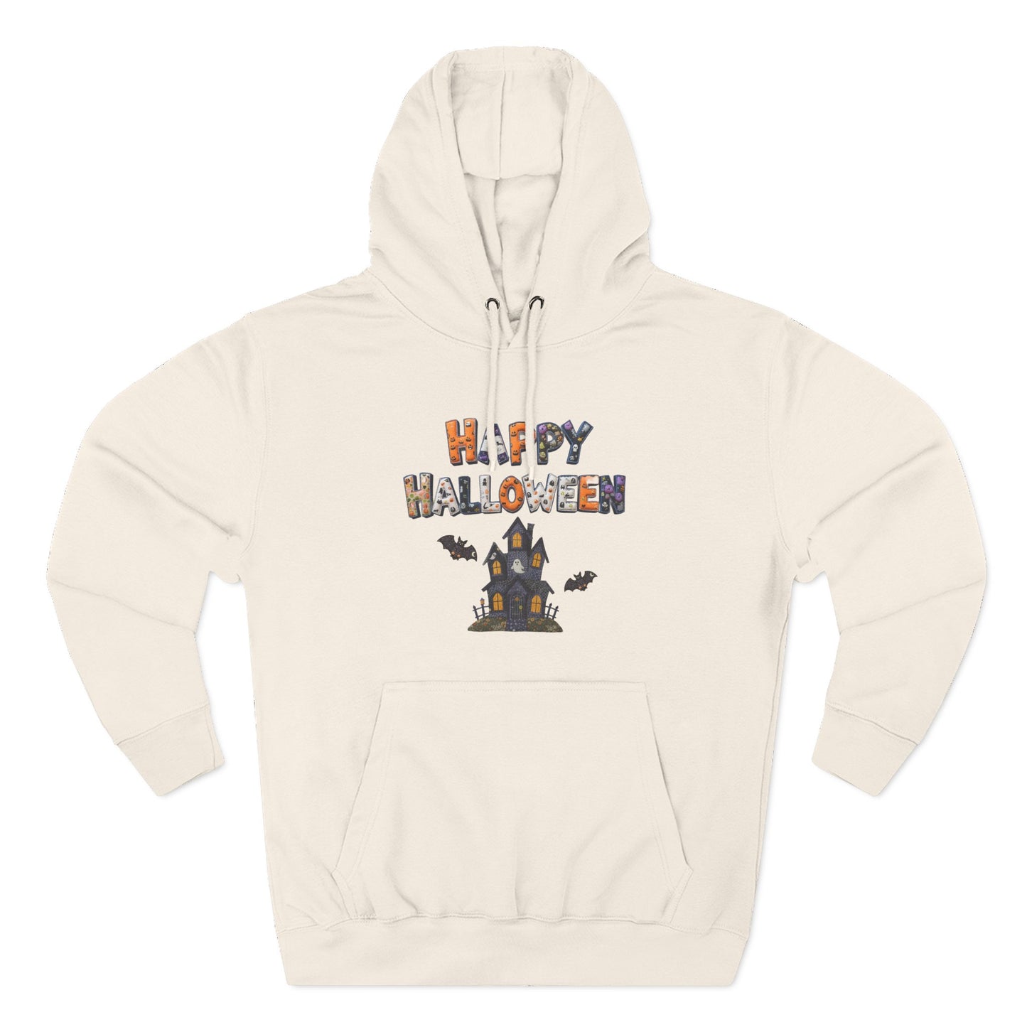Halloween Patchwork Unisex Fleece Hoodie
