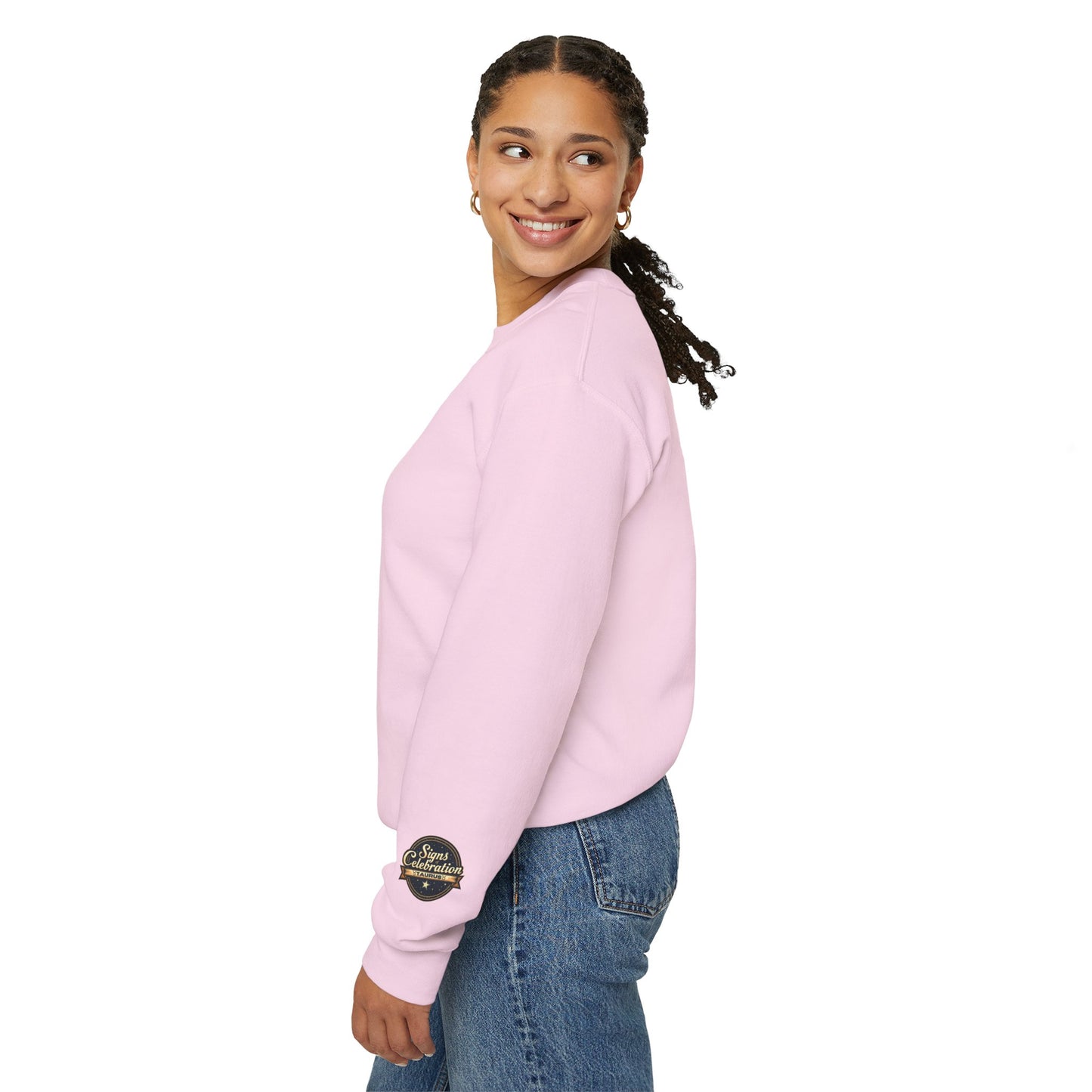 Taurus Halloween Inspired Ladies Crewneck Sweatshirt, Cozy Astrology Gift, Halloween Apparel, Zodiac Inspired Clothing