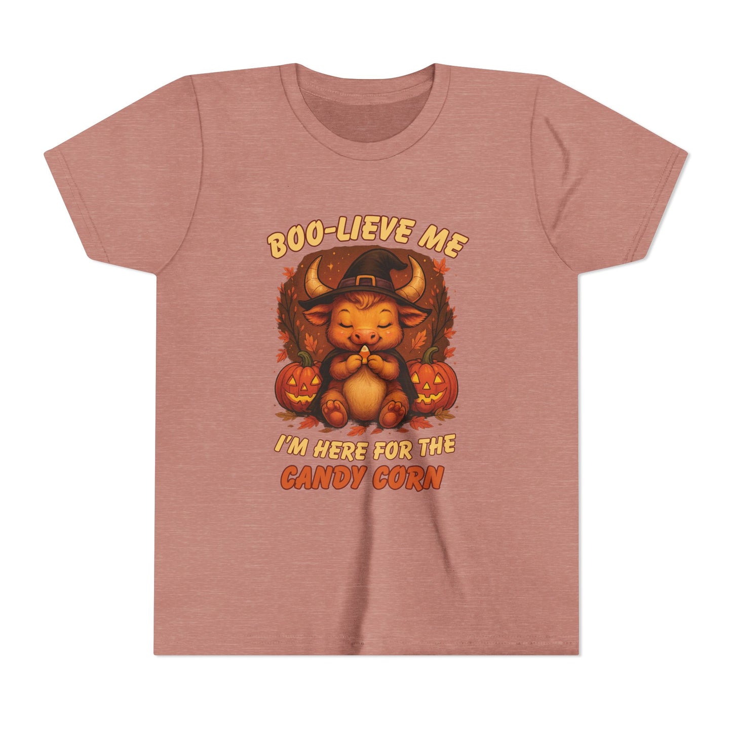 Taurus Halloween Themed Youth Tee, Funny Bull Design, Kids Halloween Shirt, Trick or Treat T-Shirt, Halloween Tee, Zodiac Gift