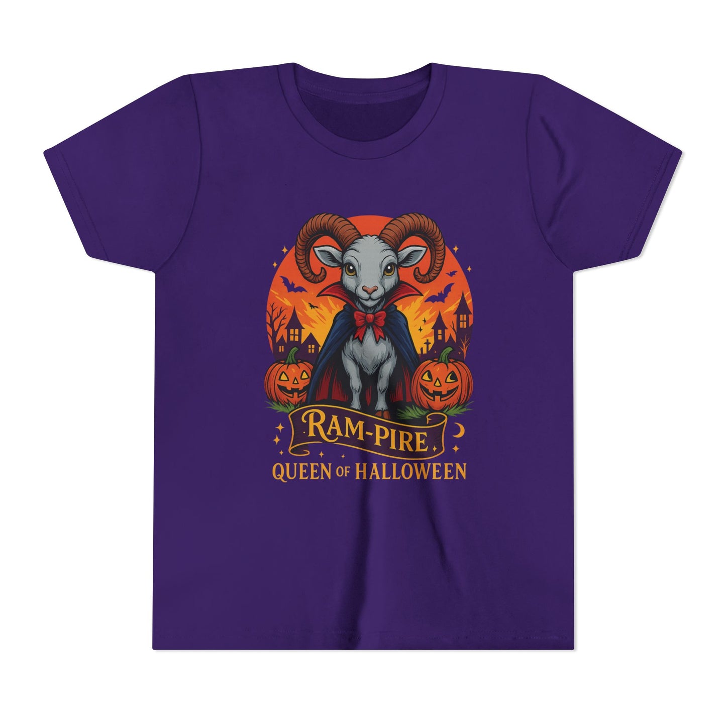 Aries Halloween Themed Youth Tee for Her