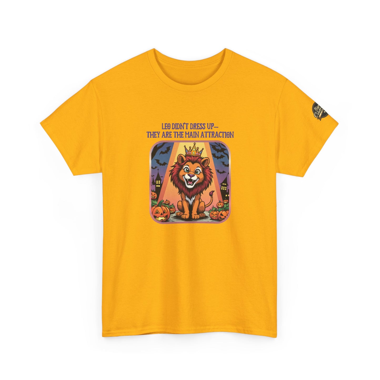 Leo Halloween Graphic Tee for Women, Astrology Shirt, Zodiac Apparel, Funny Halloween Gift