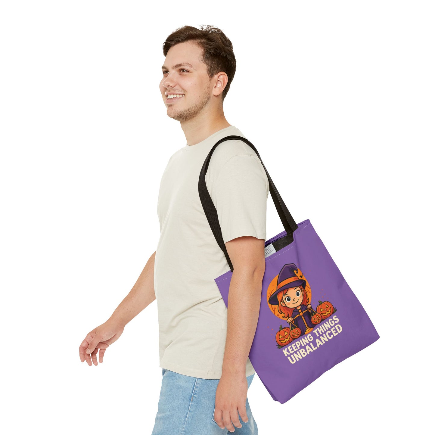 Libra Halloween Tote Bag, Libra Tote, Halloween Party Accessory, Gift for Libra, Halloween Decor
