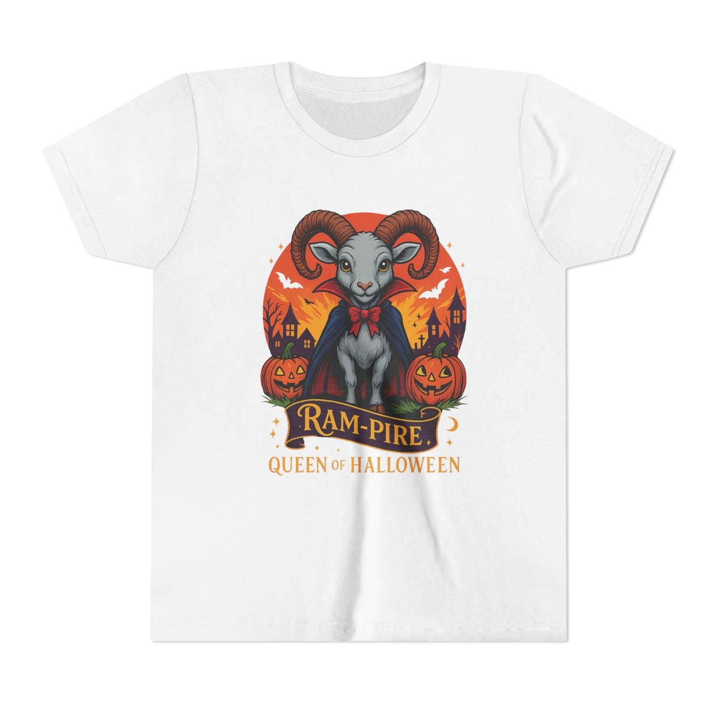 Aries Halloween Themed Youth Tee for Her