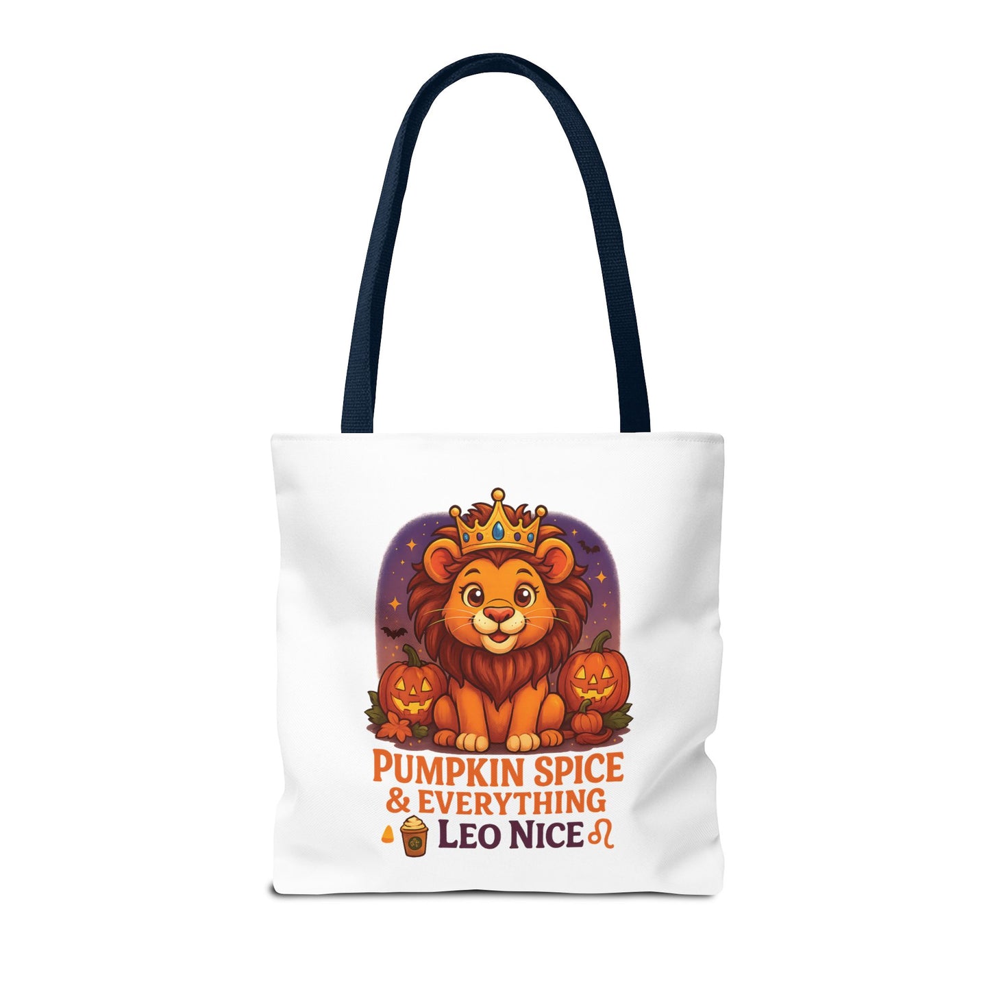 Leo Halloween Tote Bag, Leo Tote, Halloween Party Accessory, Gift for Leo, Halloween Decor