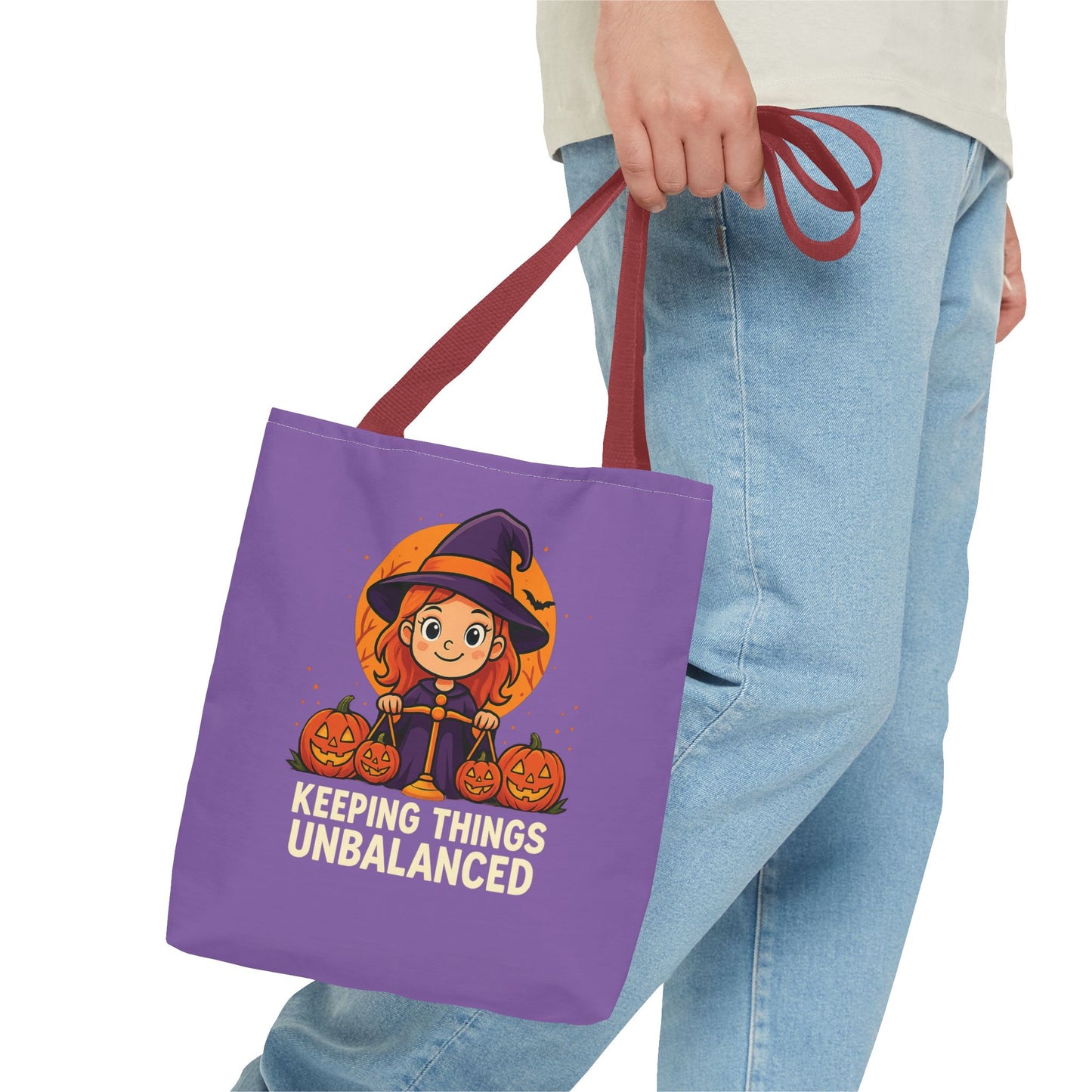 Libra Halloween Tote Bag, Libra Tote, Halloween Party Accessory, Gift for Libra, Halloween Decor