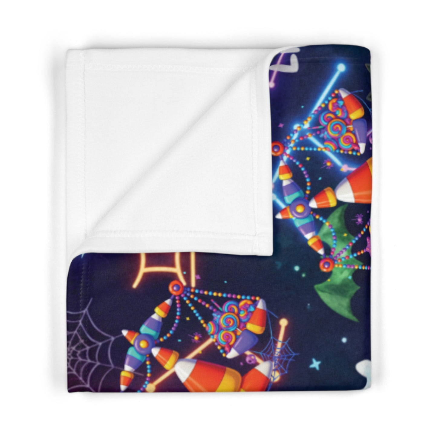 Libra Halloween-Themed Baby Blanket