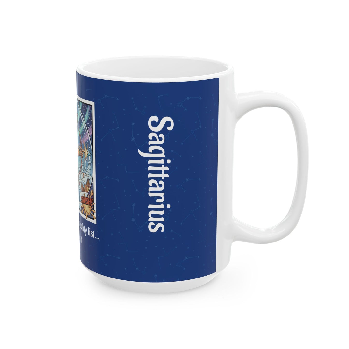 Sagittarius Funny Christmas Mug