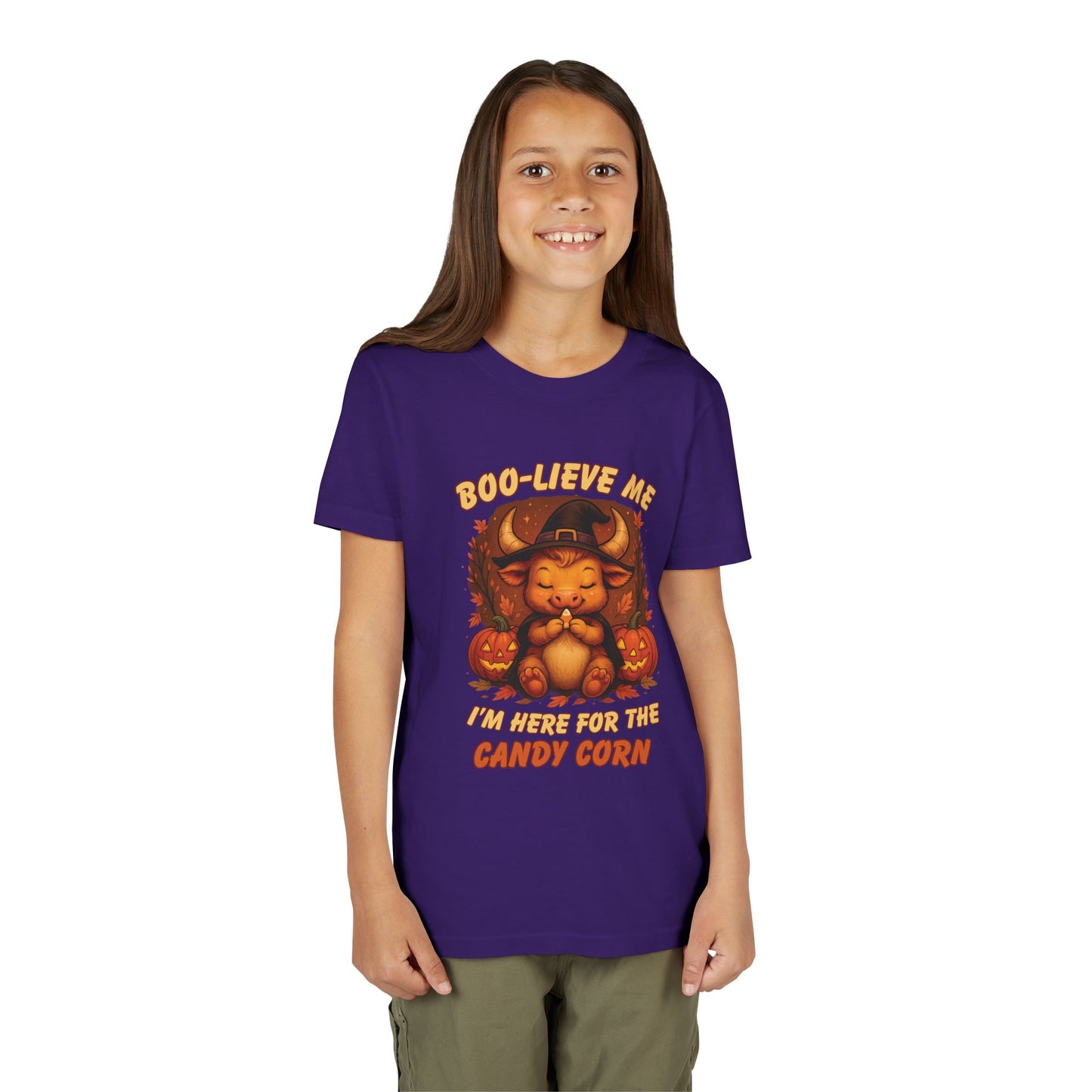 Taurus Halloween Themed Youth Tee, Funny Bull Design, Kids Halloween Shirt, Trick or Treat T-Shirt, Halloween Tee, Zodiac Gift