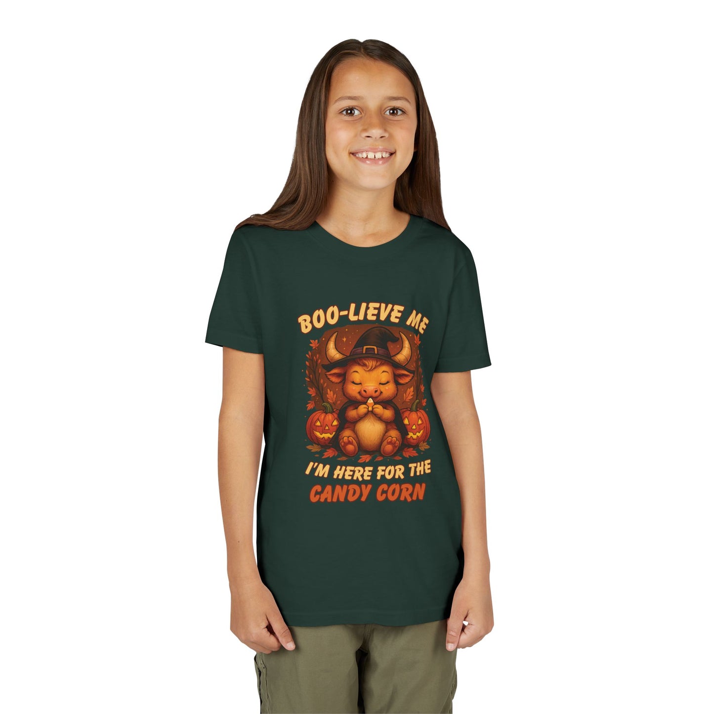 Taurus Halloween Themed Youth Tee, Funny Bull Design, Kids Halloween Shirt, Trick or Treat T-Shirt, Halloween Tee, Zodiac Gift