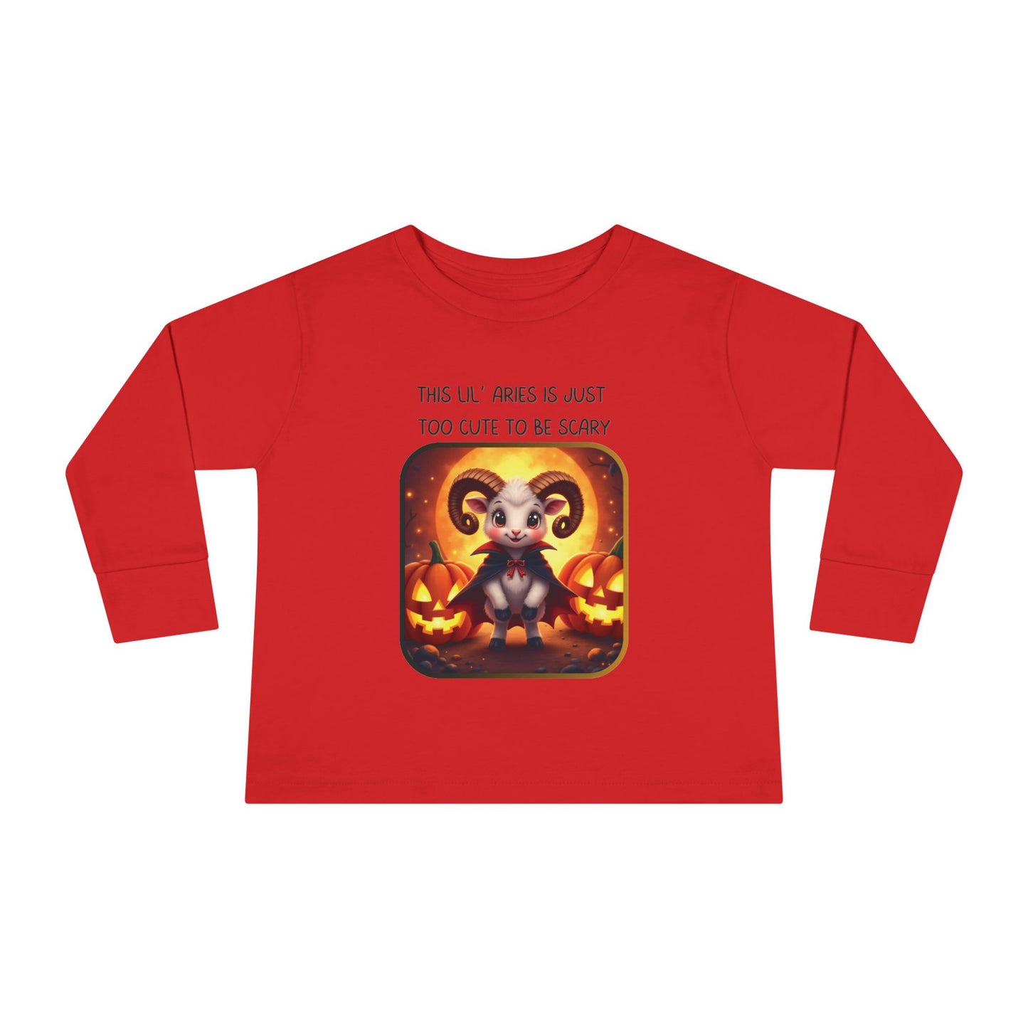 Aries Halloween Long Sleeve Tee for Toddlers
