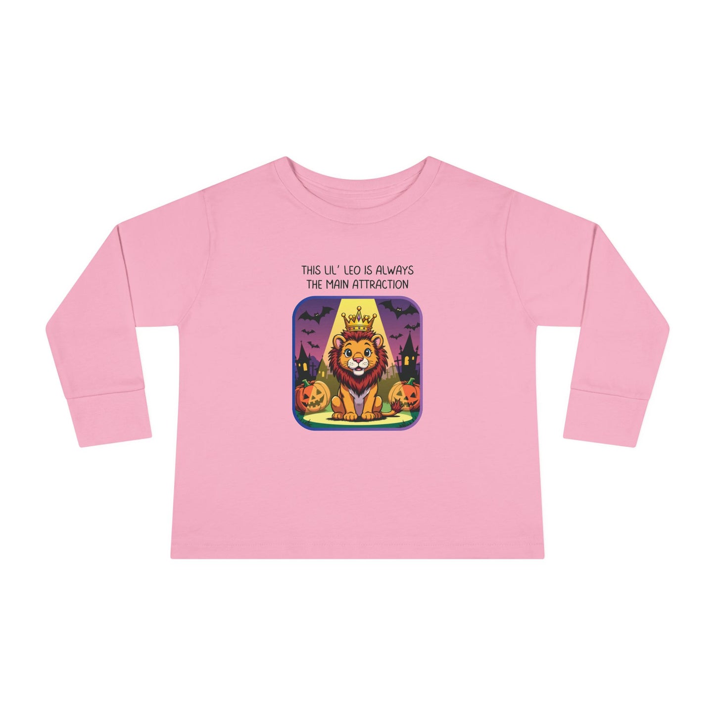 Leo Halloween Long Sleeve Tee - Leo Fashion for Kids, Spooky Season Outfit, Boo-tiful Gift, Trick or Treat Shirt, Zodiac Gift