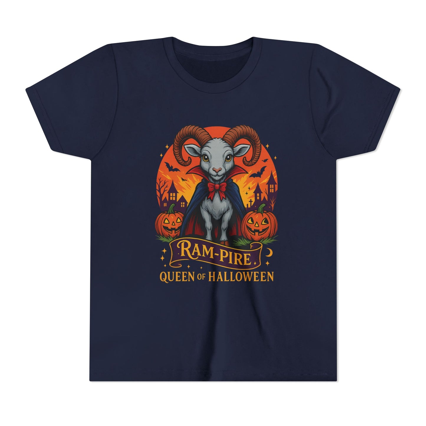 Aries Halloween Themed Youth Tee for Her