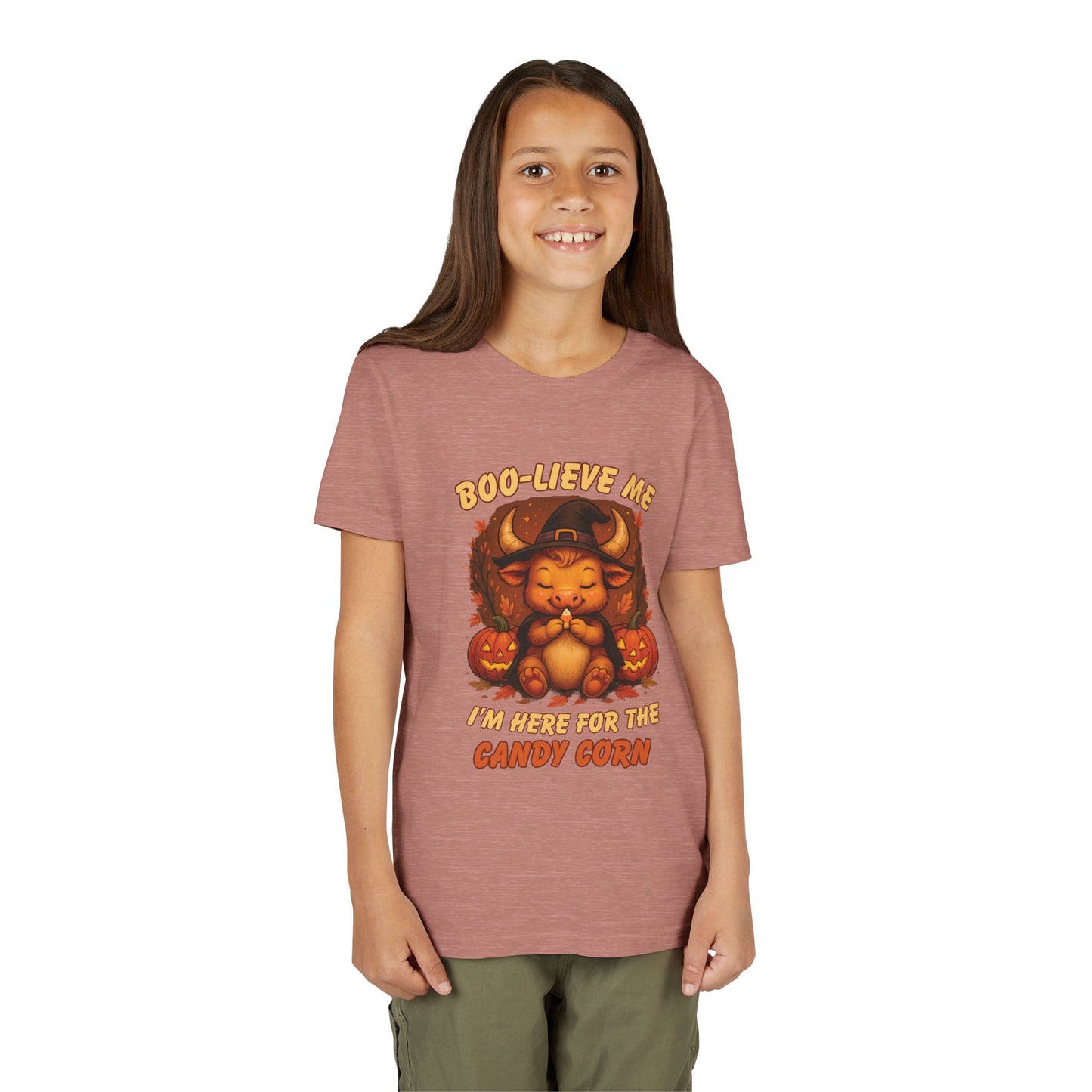 Taurus Halloween Themed Youth Tee, Funny Bull Design, Kids Halloween Shirt, Trick or Treat T-Shirt, Halloween Tee, Zodiac Gift