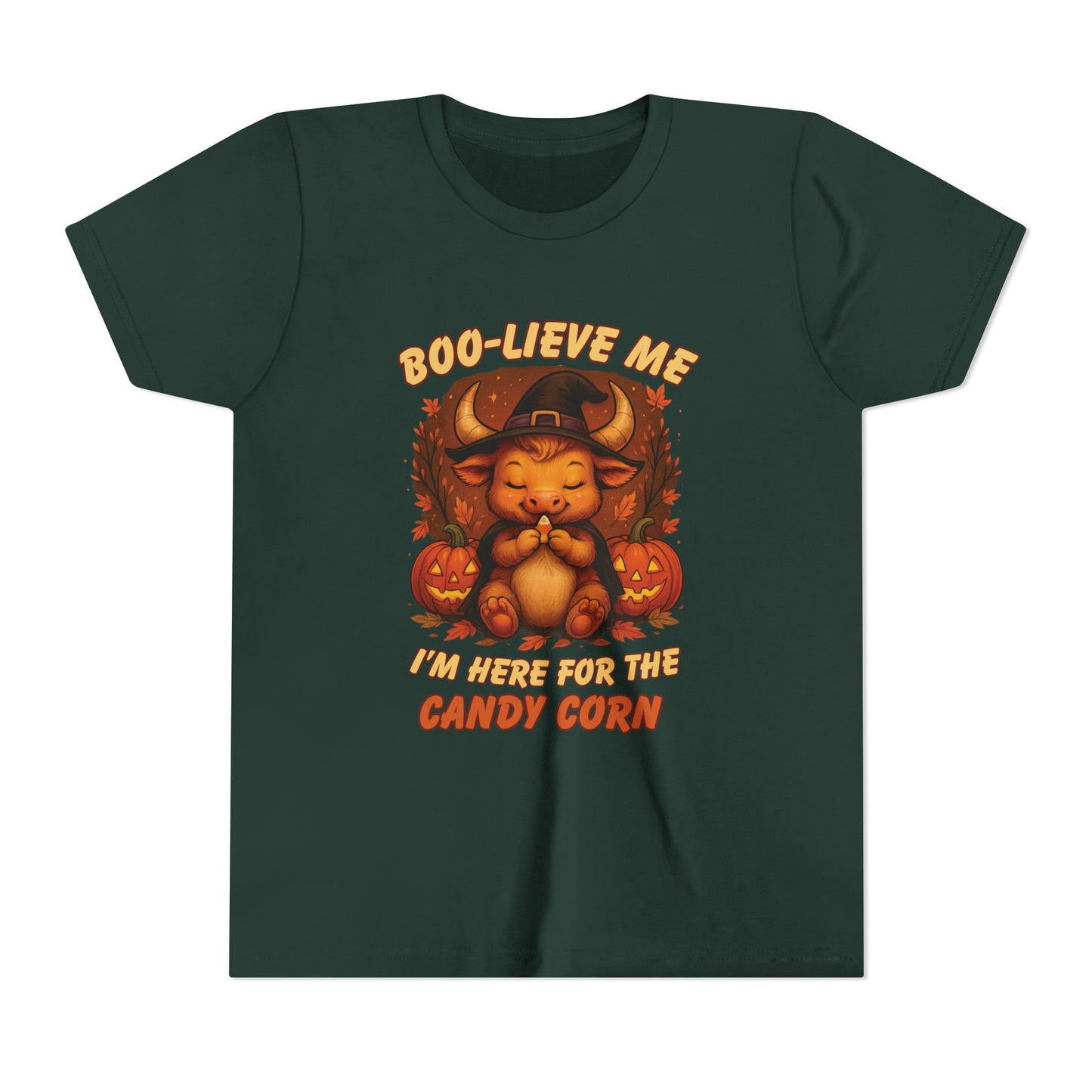 Taurus Halloween Themed Youth Tee, Funny Bull Design, Kids Halloween Shirt, Trick or Treat T-Shirt, Halloween Tee, Zodiac Gift