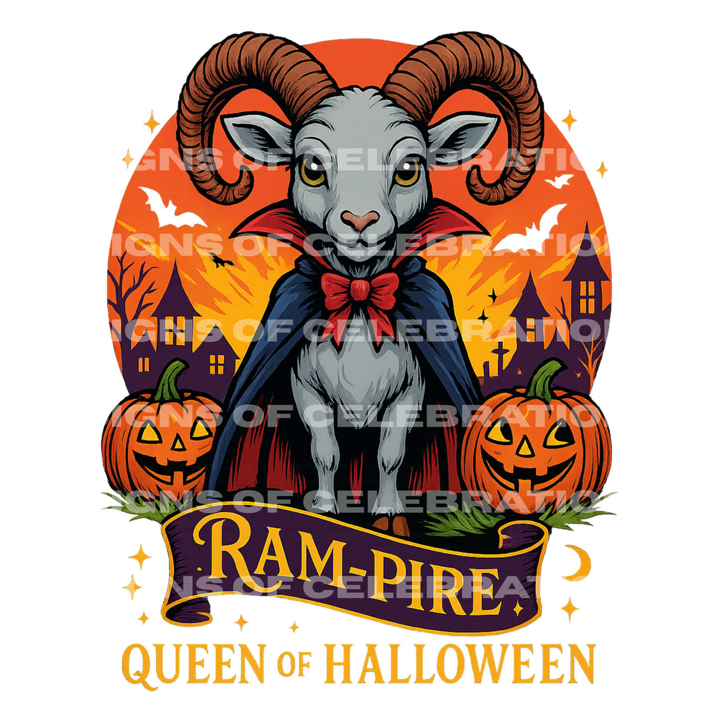 Aries Halloween Themed Youth Tee for Her