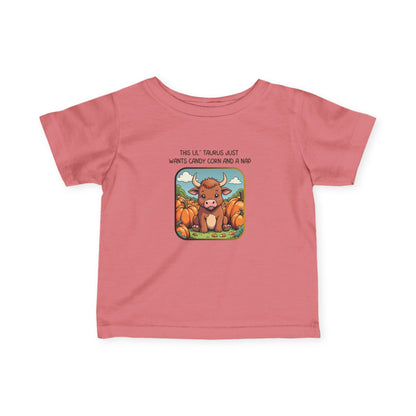 Taurus Halloween Infant Tee, Toddler Graphic Tee