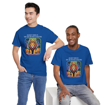 Leo Halloween Heavy Cotton Tee - Perfect for Men, Everyday Wear, Halloween Costume Alternative, Leo Gift