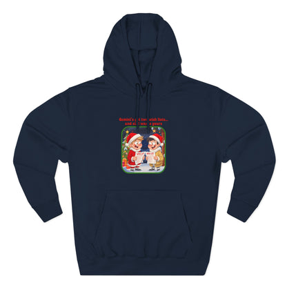 Gemini Christmas-Themed Three Panel Fleece Hoodie #3