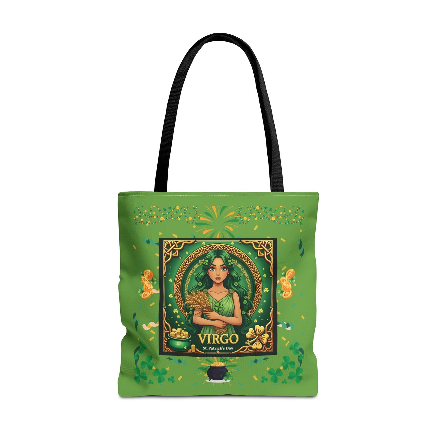 Virgo St. Patrick's Day Tote Bag