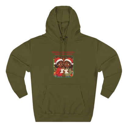 Gemini Christmas-Themed Three Panel Fleece Hoodie #4