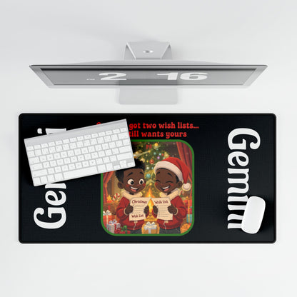 Gemini Christmas Desk Mat