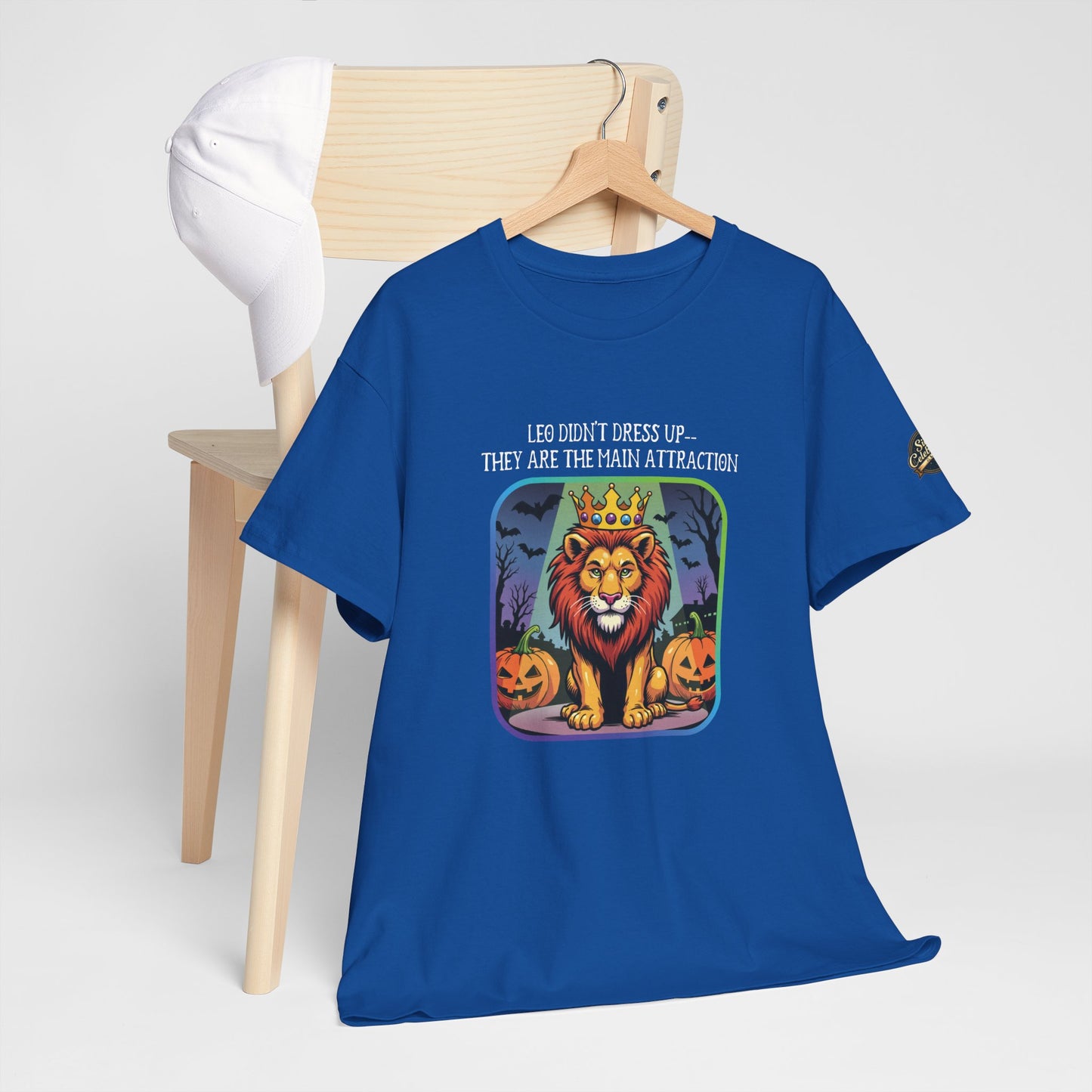 Leo Halloween Heavy Cotton Tee - Perfect for Men, Everyday Wear, Halloween Costume Alternative, Leo Gift