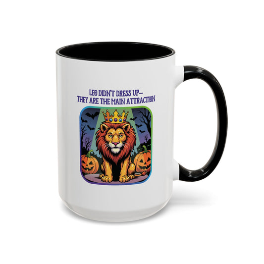 Halloween-Themed Leo Coffee Mug - Fun Zodiac Mug, Leo Gift, Halloween Decor, Unique Drinkware, Funny Coffee Cup