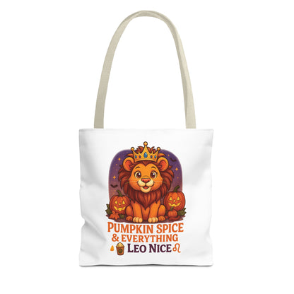 Leo Halloween Tote Bag, Leo Tote, Halloween Party Accessory, Gift for Leo,  Halloween Decor