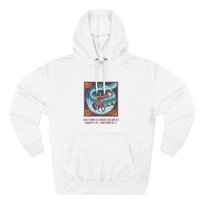 Sagittarius Christmas-Themed Three Panel Fleece Pullover