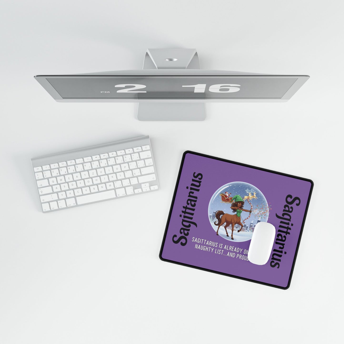 Sagittarius Christmas Desk Mat
