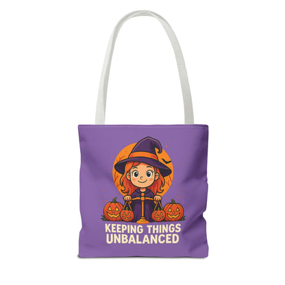 Libra Halloween Tote Bag, Libra Tote, Halloween Party Accessory, Gift for Libra, Halloween Decor