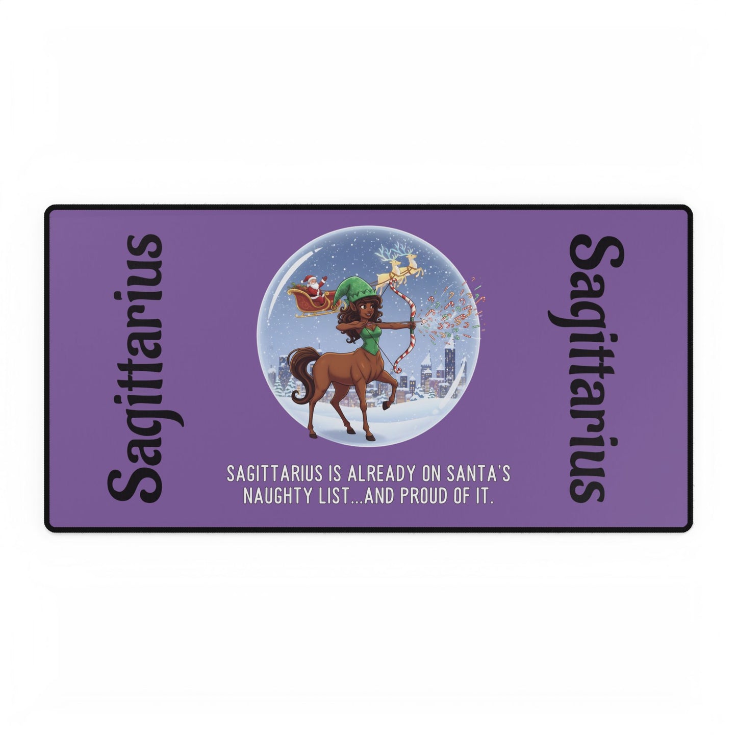 Sagittarius Christmas Desk Mat