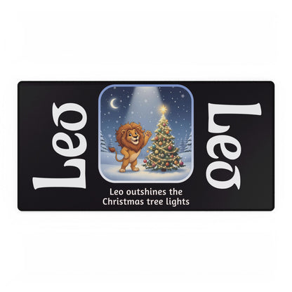 Leo Christmas Desk Mat